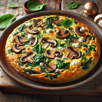 Image of Spinach Mushroom Frittata