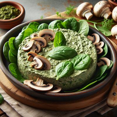 Image of Spinach Mushroom Pate Vegan