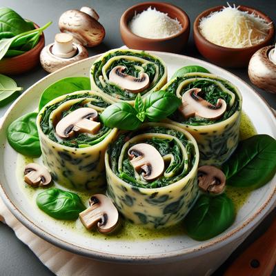 Image of Spinach Mushroom Rotolo