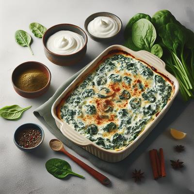 Image of Spinach N Sour Cream Casserole