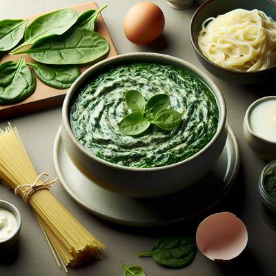 Image of Spinach Noodle Pudding