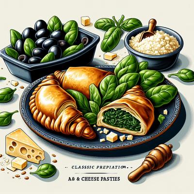 Image of Spinach Olive Cheese Pastries