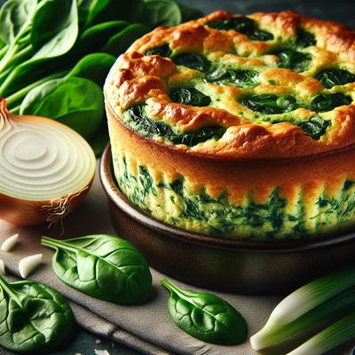 Image of Spinach Onion Souffle