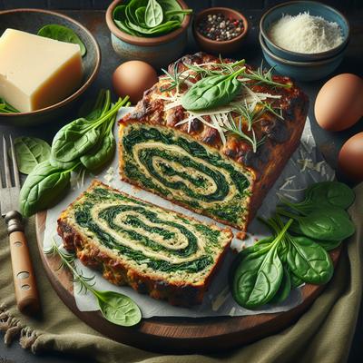 Image of Spinach Parmesan Meatloaf