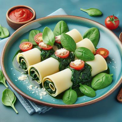 Image of Spinach Pasta Rolls