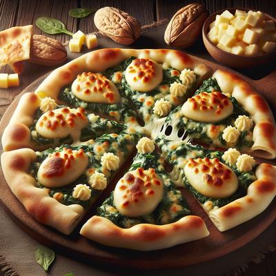 Image of Spinach Pierogi Pizza