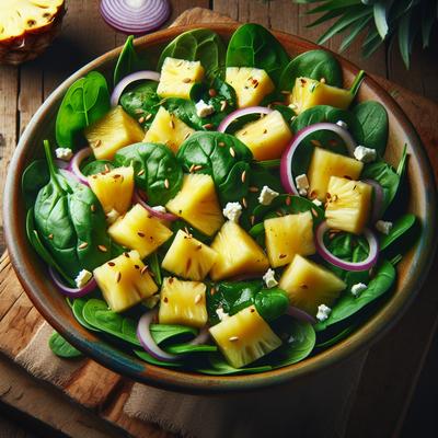 Image of Spinach Pineapple Salad