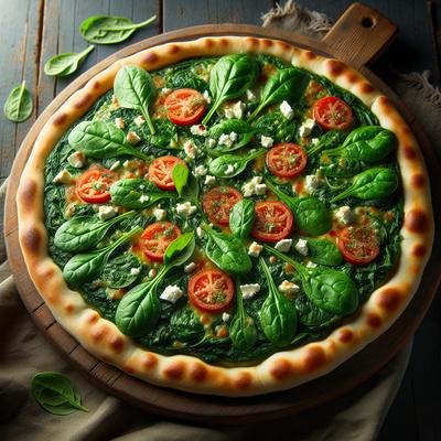 Image of Spinach Pita Pizza
