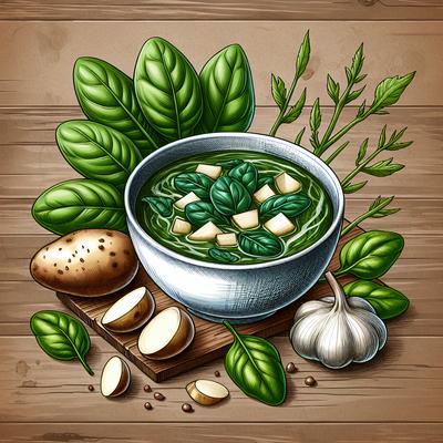 Image of Spinach Potato Soup