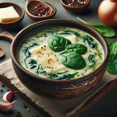 Image of Spinach Provolone Soup