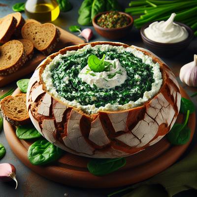 Image of Spinach Pumpernickel Dip
