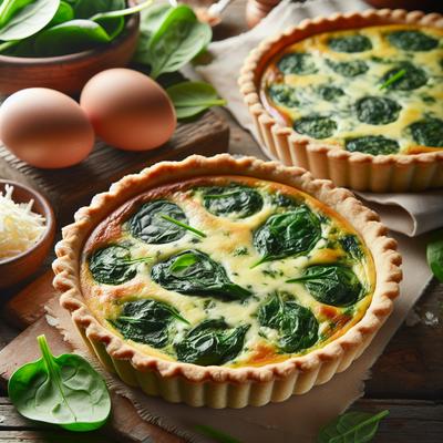 Image of Spinach Quiche Tarts