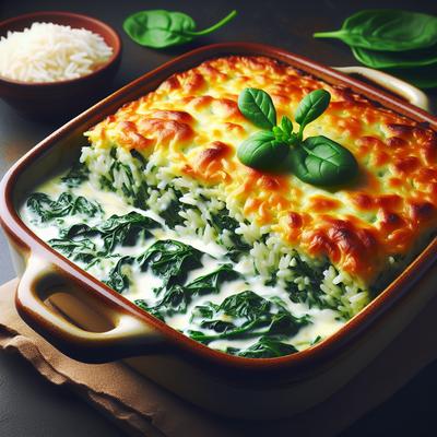 Image of Spinach Rice Bake