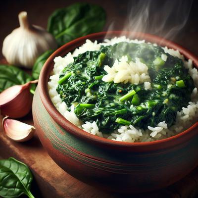 Image of Spinach Rice Pot