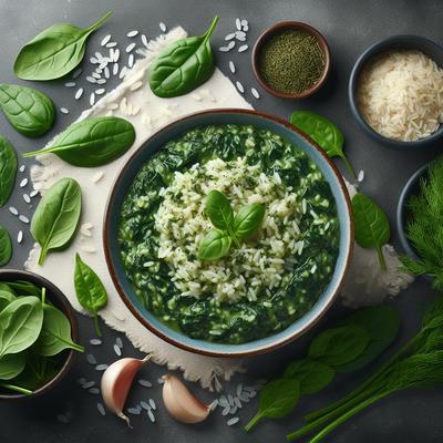 Image of Spinach Rice Spanakorizo