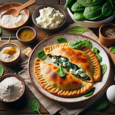 Image of Spinach Ricotta Calzones