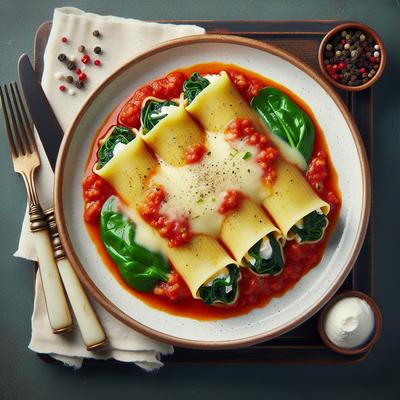 Image of Spinach Ricotta Cannelloni