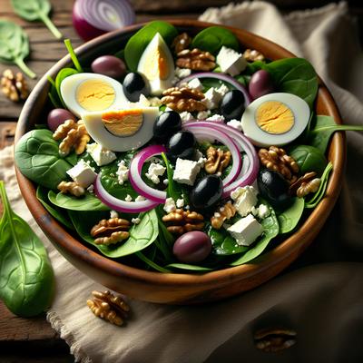 Image of Spinach Salad for Monks at Hrm