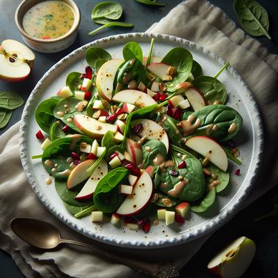 Image of Spinach Salad with Apple Dressing