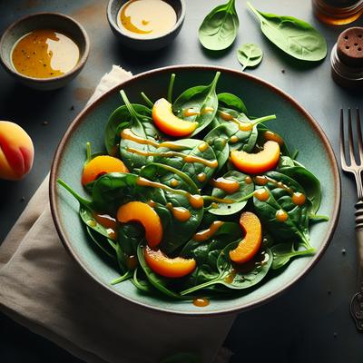 Image of Spinach Salad with Apricot Vinaigrette