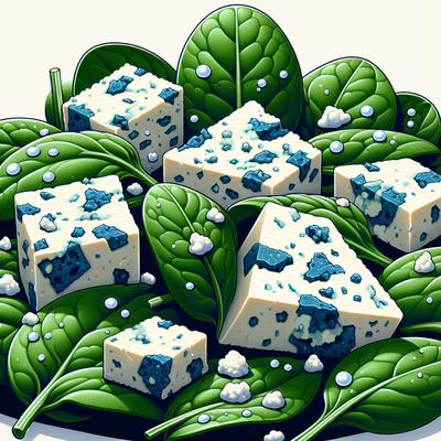 Image of Spinach Salad with Blue Cheese