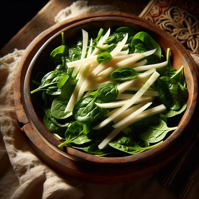 Image of Spinach Salad with Jicama