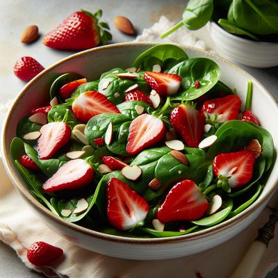 Image of Spinach Salad with Strawberries