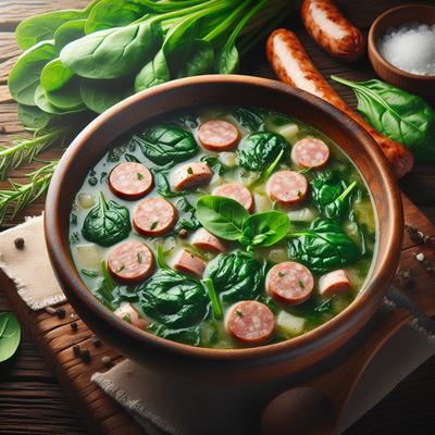 Image of Spinach Sausage Soup