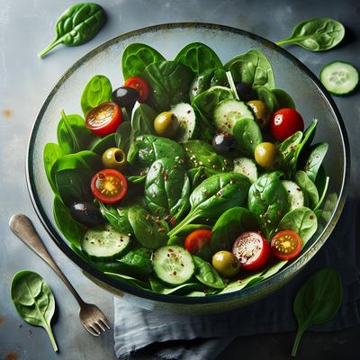 Image of Spinach Spring Greens Salad