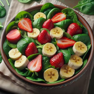 Image of Spinach Strawberry Banana Salad