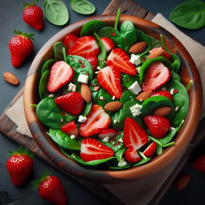 Image of Spinach Strawberry Salad