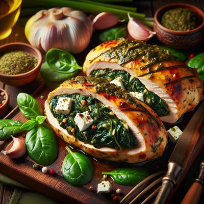 Image of Spinach Stuffed Chicken Breasts