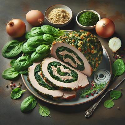 Image of Spinach Stuffed Turkey Loaf