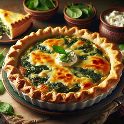 Image of Spinach Swiss Pie