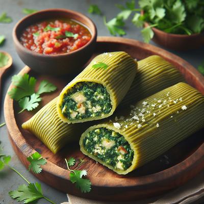 Image of Spinach Tamales