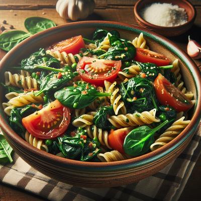Image of Spinach Tomato Pasta