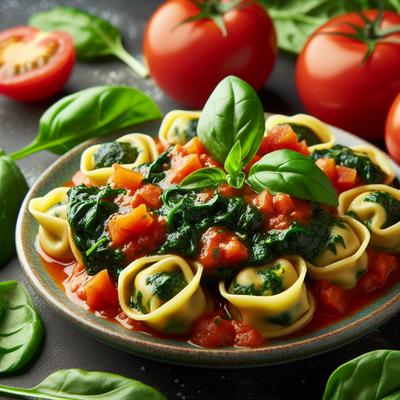 Image of Spinach Tomato Tortellini