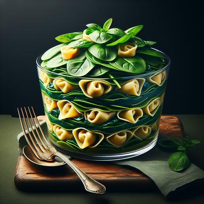 Image of Spinach Tortellini Layered Salad
