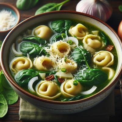 Image of Spinach Tortellini Soup