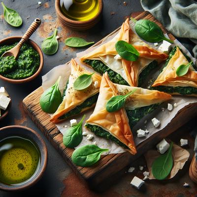 Image of Spinach Triangles