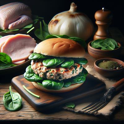 Image of Spinach Turkey Burgers