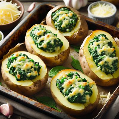 Image of Spinach Twice Baked Potatoes
