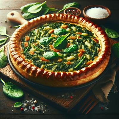 Image of Spinach Vegetable Pie