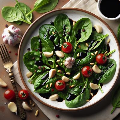 Image of Spinach with Balsamic Vinegar