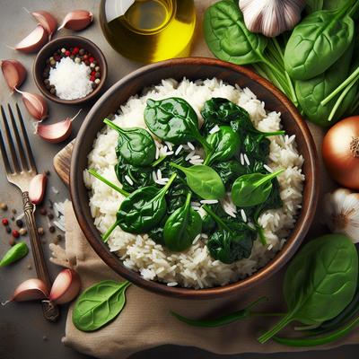 Image of Spinach with Rice