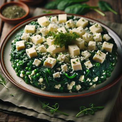 Image of Spinach with Two Cheeses
