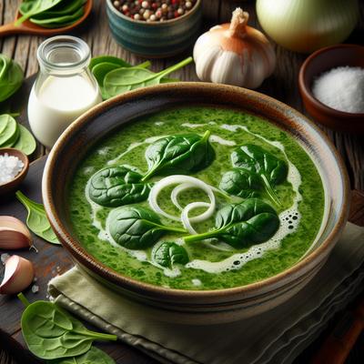 Image of Spinatsuppe Norwegian Spinach Soup
