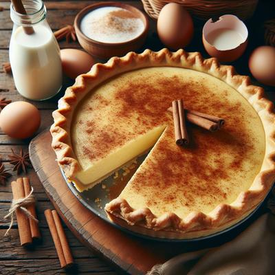 Image of Spirited Eggnog Pie