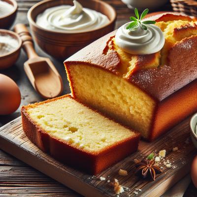 Image of Splenda Blend Sour Cream Pound Cake