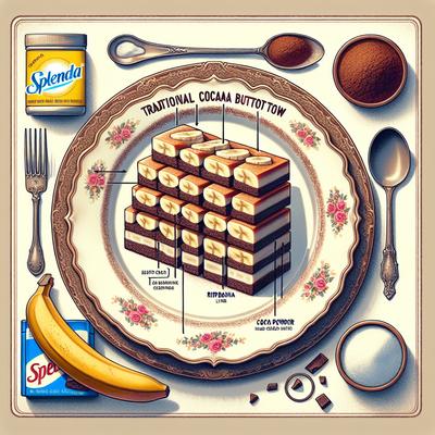Image of Splenda Cocoa Bottom Banana Bars
